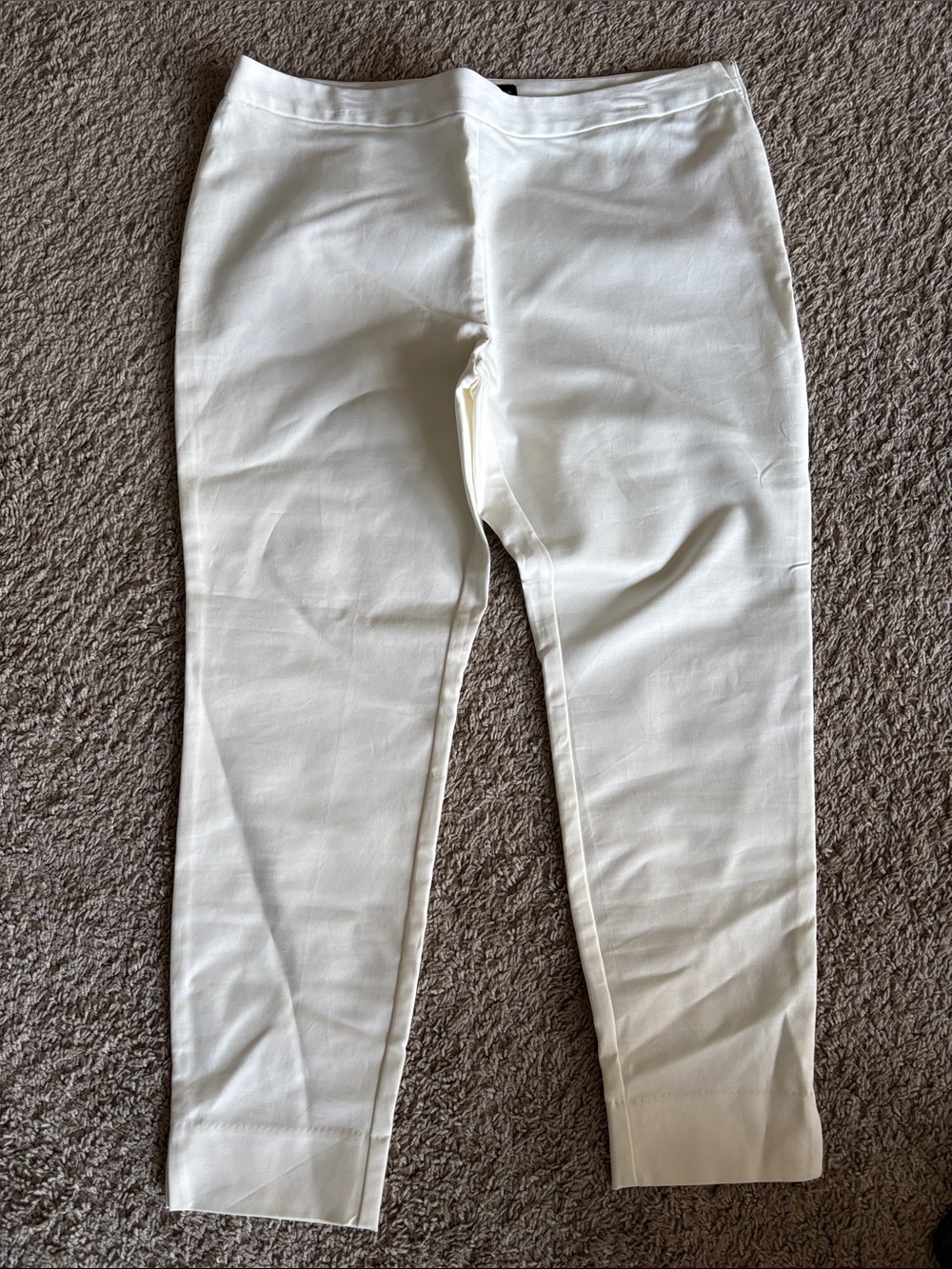 Simply Styled Cream Petite Stretch Pants